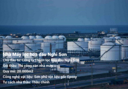Nhà máy lọc hóa dầu Nghi Sơn - Công Ty Cổ Phần NEWTEC GROUP